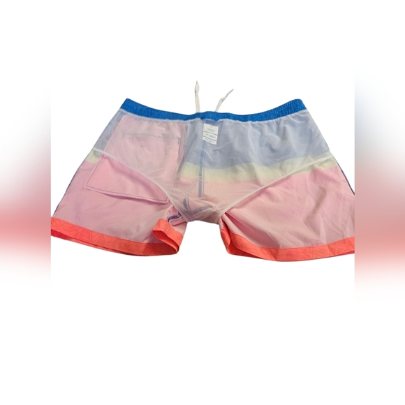 Chubbies- Short Men's 2XL  Blue and Yellow,Orange  with Elastic Waistband - Picture 11 of 11